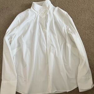 H&M Cream Button-Up Shirt